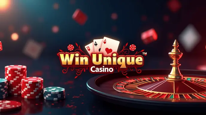 Unique Casino - Mesa de Roleta com Fichas